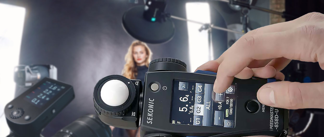 Sekonic ljusmätare med Skyport radio