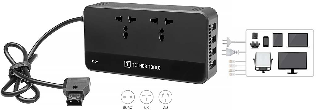 Tether Tools ONsite DTAP inverter 220V