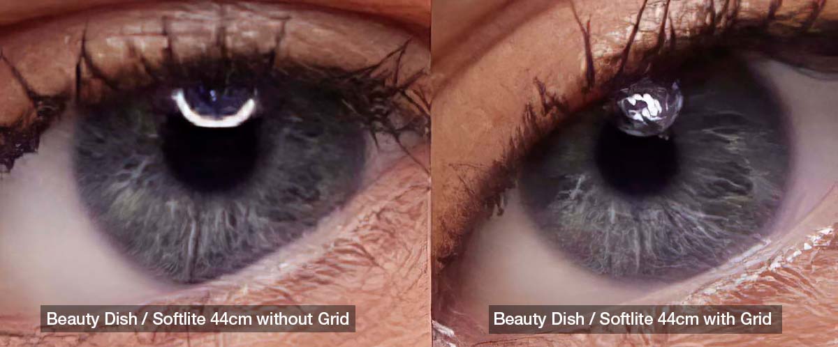 Beauty Dish - Test close-up