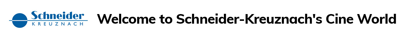 Schneider Kreuznach - Cine lenses and filters