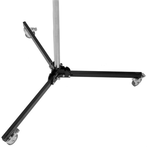 Bred stativbas med hjul