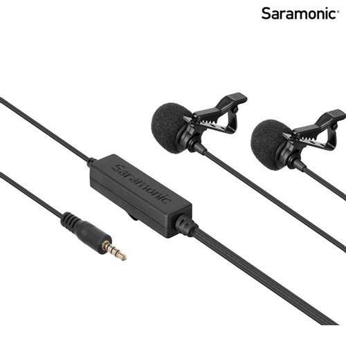 SARAMONIC LavMic 2m Dual Wired Lavalier Microphone