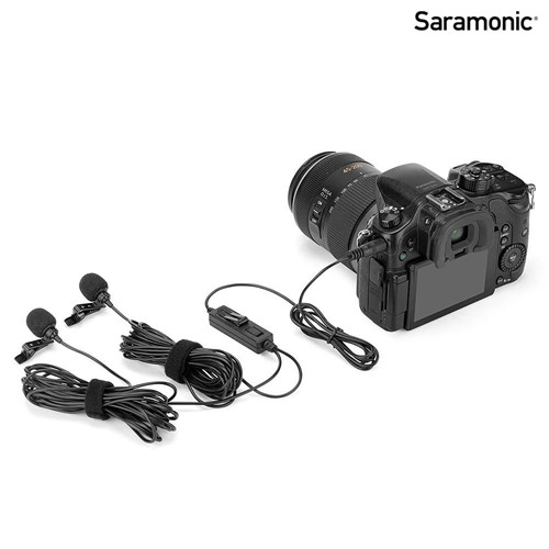 SARAMONIC LavMic 2m Dual Wired Lavalier Microphone