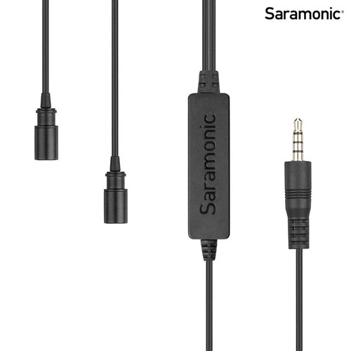 SARAMONIC LavMic 2m Dual Wired Lavalier Microphone