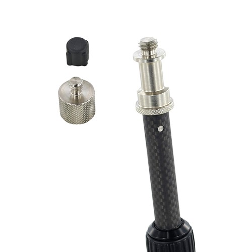 5/8 tapp samt 3/8 och 1/4 gänga stativtopp