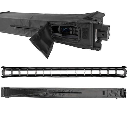 Raster och klaffar av nylontyg