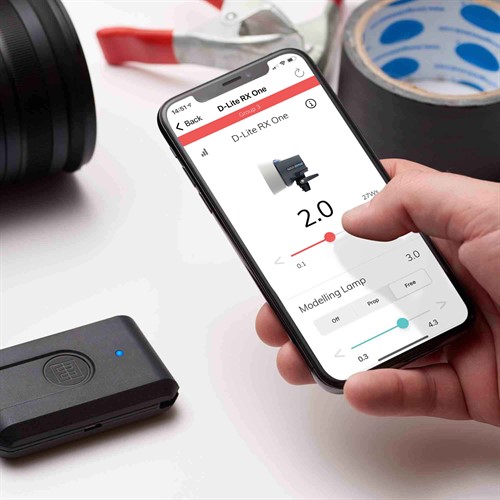 Kompatibel med Elinchrom Bridge - App styrning