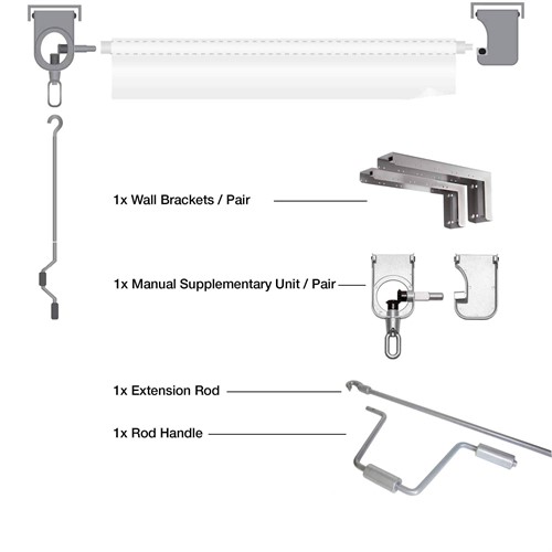 Colorama RollEasy Bakgrundsupphängning Vägg 2.72 m