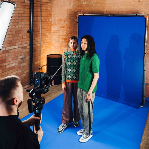 Manfrotto EzyFrame Chroma Key Blue 2x2.3m