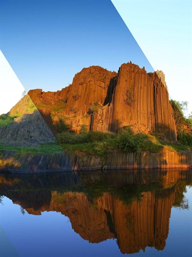 Sample image polarizer filter