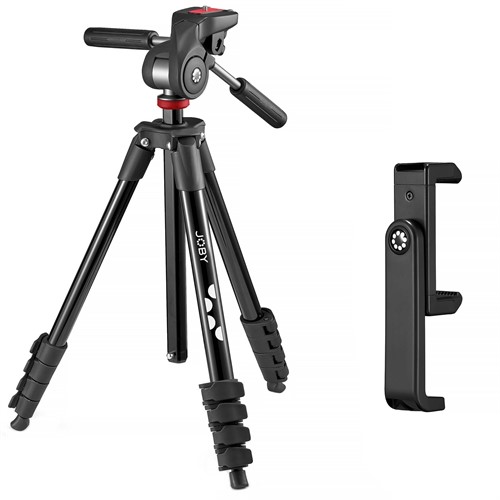 Kamerstativ med hållare för mobilkamera