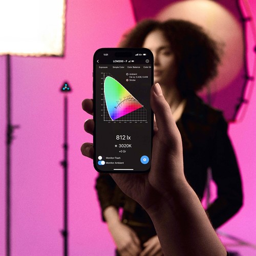 Measure Illuminance (Lux) & Color temperature Kelvin (K)