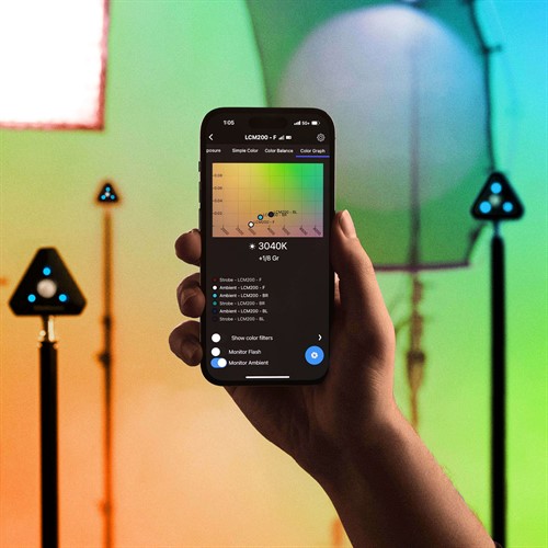 Synchronize multiple LightColor Meters