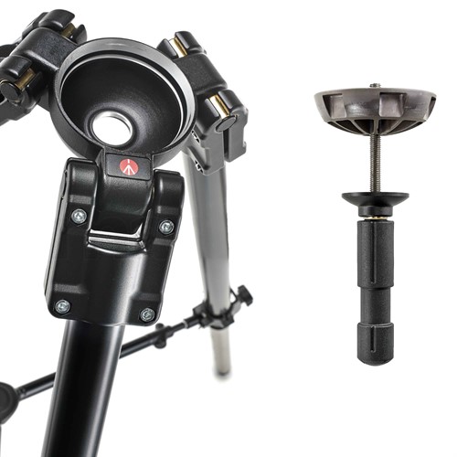 Stativplattan kan tas av