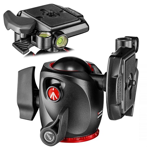 Separat låsning kula-panorering. Dubbla vattenpass