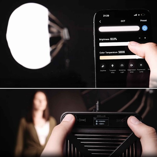 Styrning via enhet eller app i smartphone