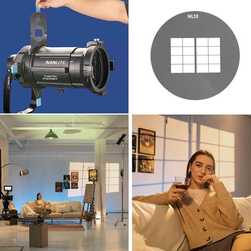 Gobos set för Nanlite Projektortillsats FMM