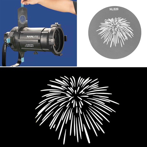 Gobo set för FMM Projektortillsats