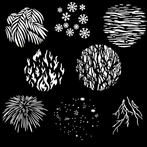 Ljusmönster insprerade av naturen