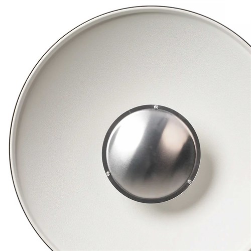 White with an orange-peel texture