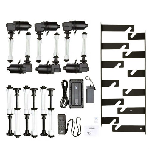 Motorised background Support system 6 Hooks