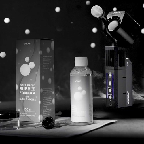 Includes a bubble dish and nozzle