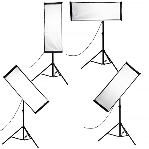 Softboxen kan roteras
