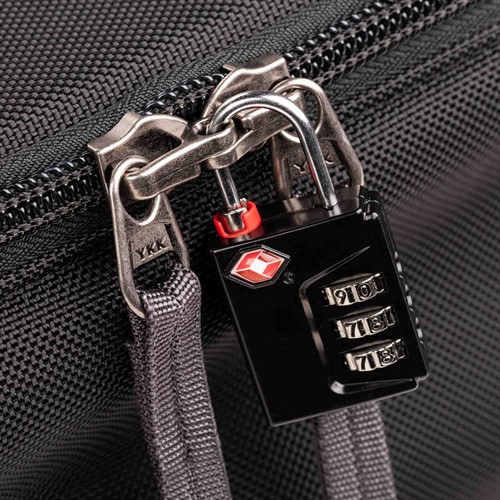 Låsbar dragkedja (lås ingår ej)