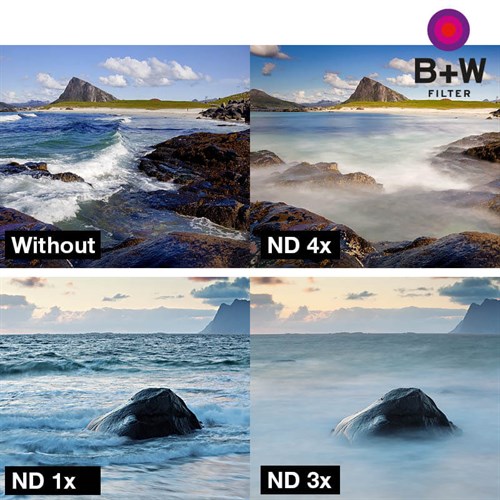 Med 1 samt 3 bländarsteg