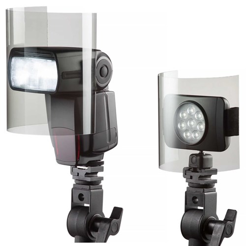 Polariserande film för ljuskällor