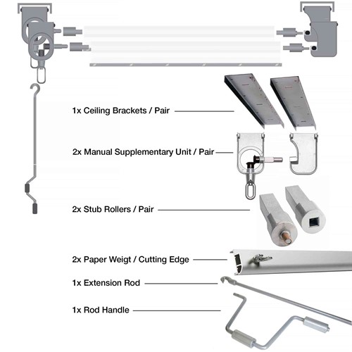 Colorama RollEasy Ceiling Mount 2 Paper 2.72m