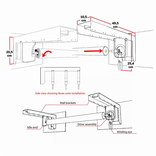 RollEasy COWALL dimensions