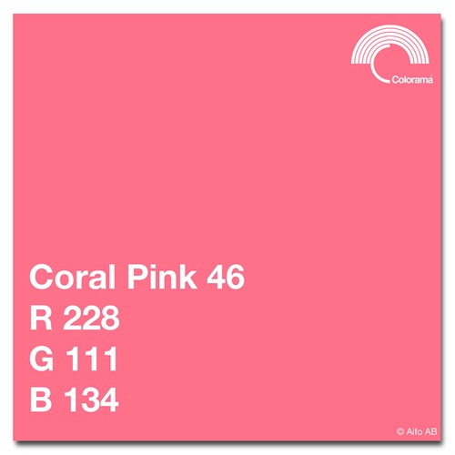 Colorama 2.72 x 11m Coral Pink