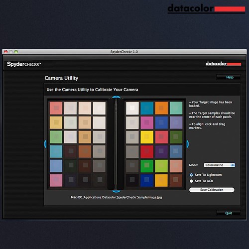 Datacolor SpyderCheckr mjukvara