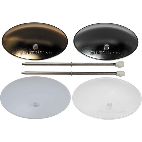 Silver, gold, frosted and white deflectors