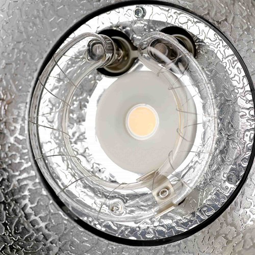 Flash tube and LED modelling lamp