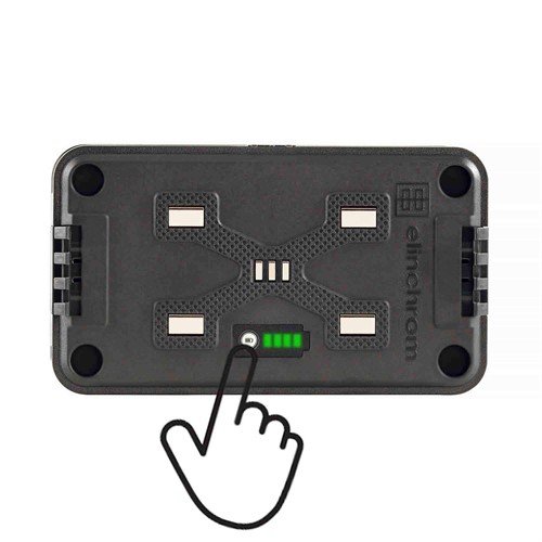 LED indikator för batteristatus