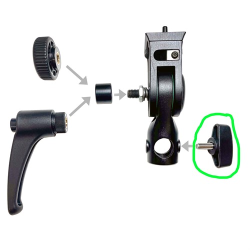 Screw with Tilt Bracket ONE-THREE-LED100C