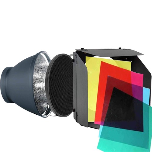 Reflektor med stort utbud av tillbehör