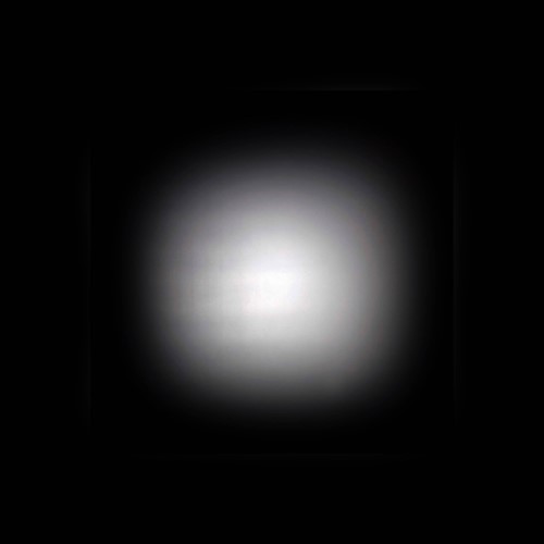 Samlar ljuset till en punkt med mjuk skuggövergång