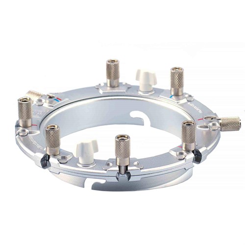 Angled rod holders and lockable rotation