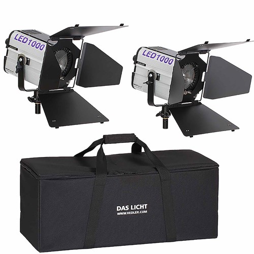 Hedler LED-Ljus Twin Kit LED1000 Fresnel