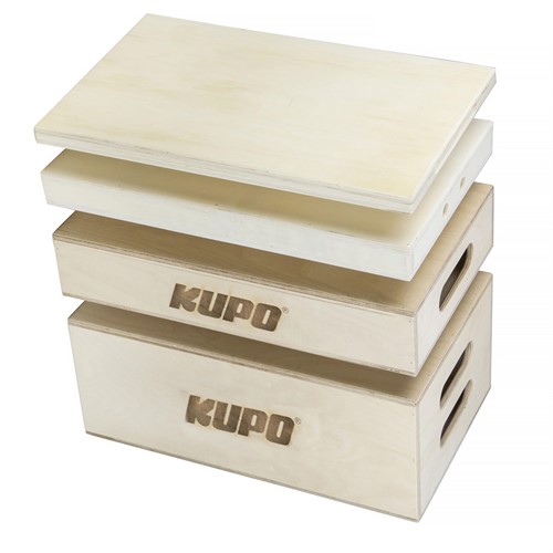 Apple Box Trälådor Set | 4 boxar