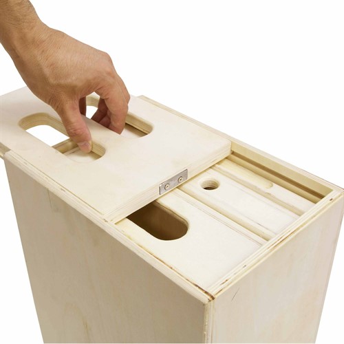 All Apple Boxes can be stored in the largest box