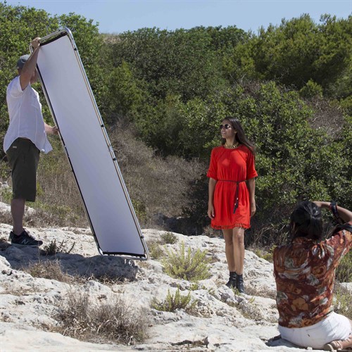 Manfrotto Skylite, Silver och Vit