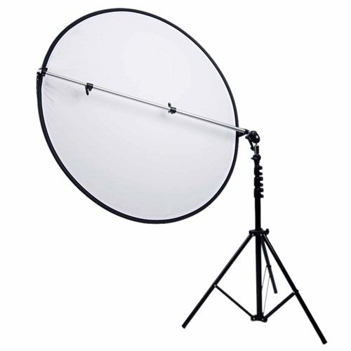 A compact and versatile way to support a reflector