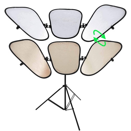 Manfrotot TriFlector Sunfire/Silver inkl Stativkit