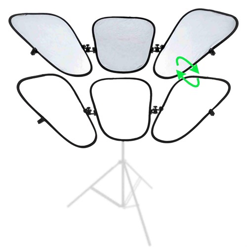 Manfrotto TriFlector Sølv/Hvid paneler