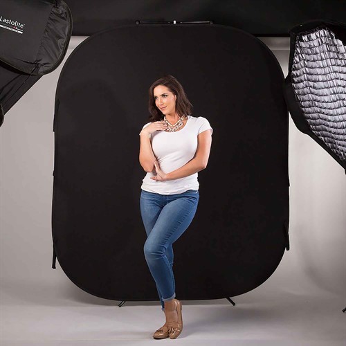 Manfrotto Fotobakgrund 1.8 x 2.15m Svart/Vit