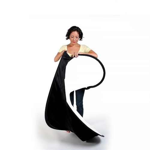 Manfrotto Fotobakgrund Svart/Vit